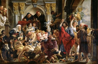 Christ Driving the Merchants from the Temple by Jacob Jordaens